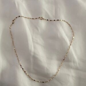 14k solid Gold Chain Necklace